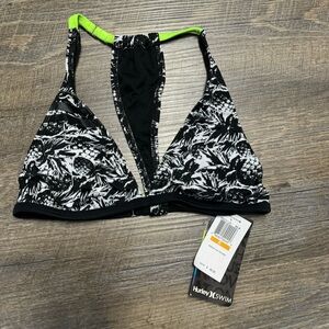 Hurley Swim Bikini Halter Bra Top Size Small